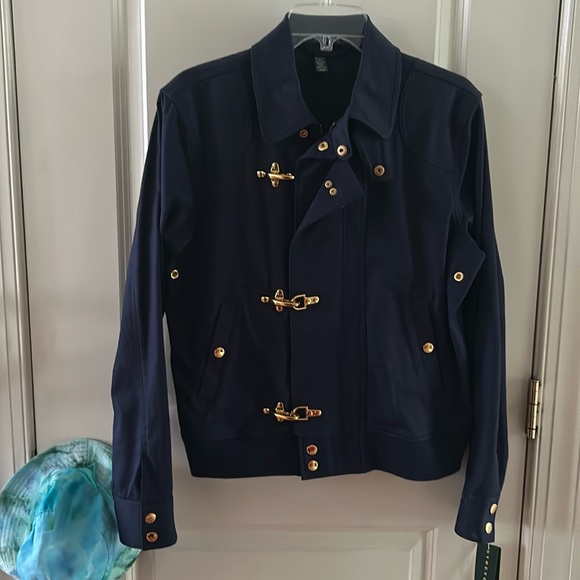 Lauren Ralph Lauren Jackets & Blazers - Lauren Ralph Lauren Vintage Cotton Baseball Jacket sz L NWT